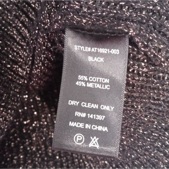 ASTR wide neck shimmer sweater size XL - Picture 6 of 7